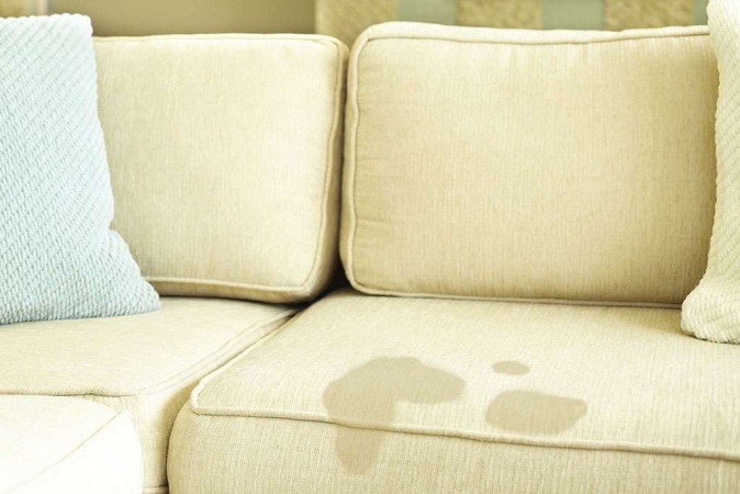 Жирные пятна на обивке дивана - не проблема